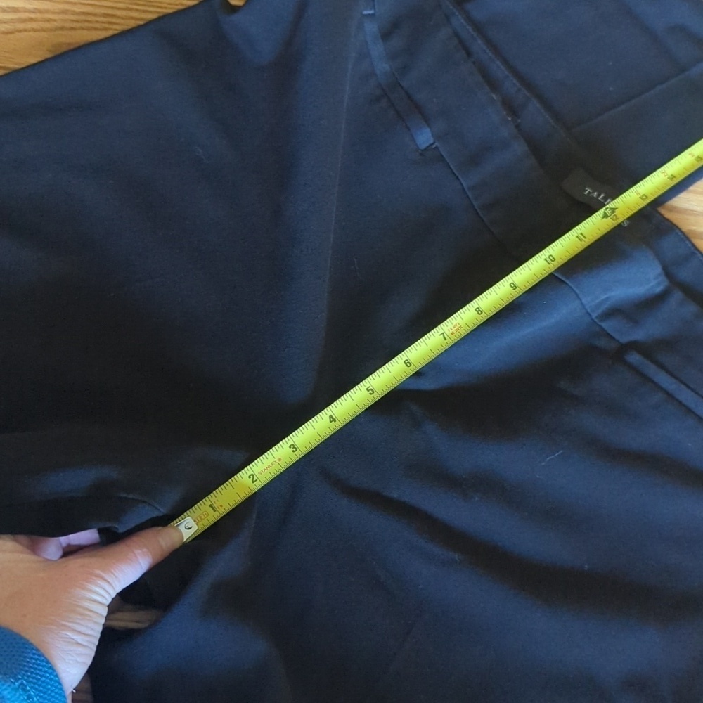 Talbot's Black Straight Pant Bundle Size Women's 14 Side Zip Dress Pant - Picture 9 of 10